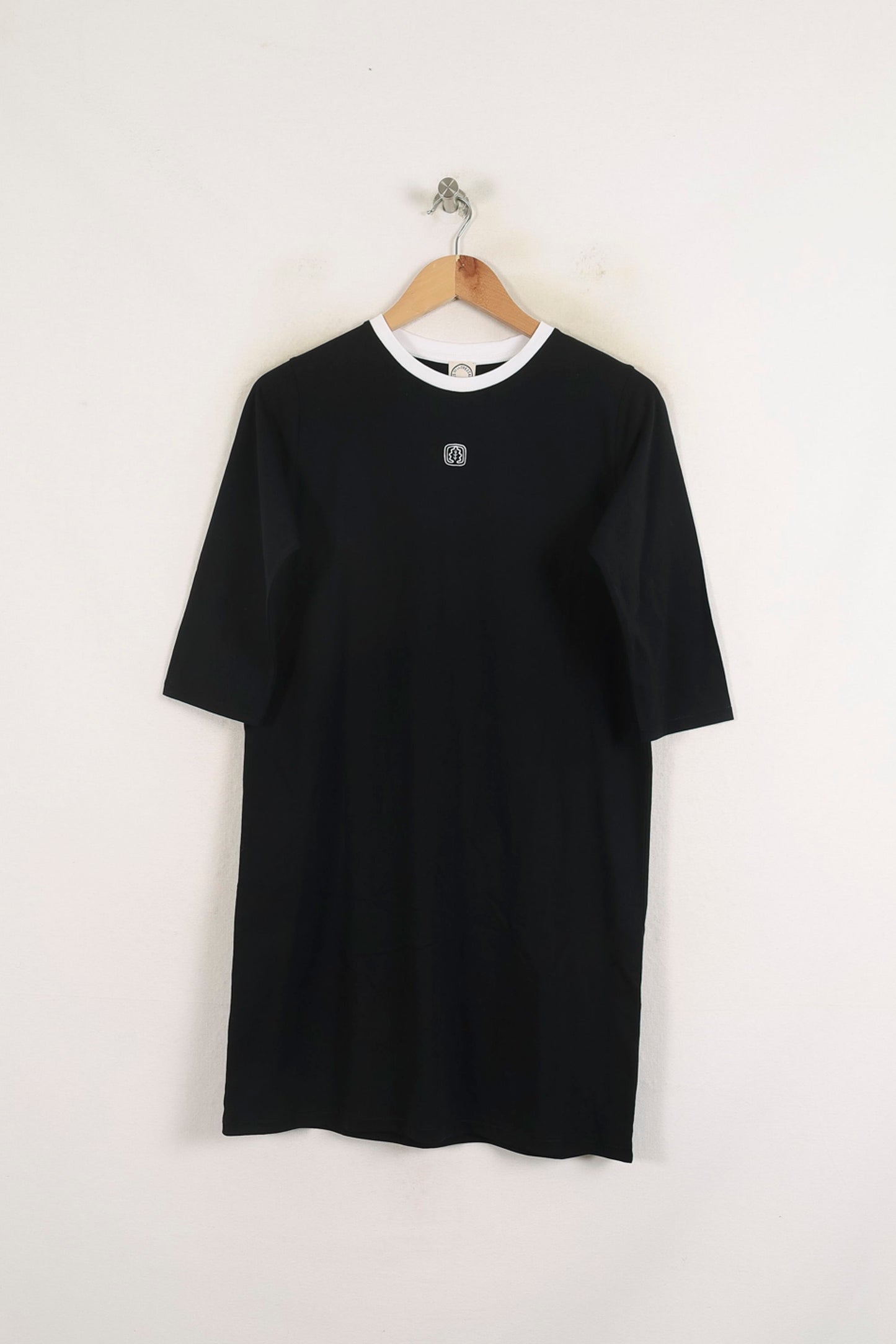 Robe T-shirt Noire et Blanche - Taille S/36
