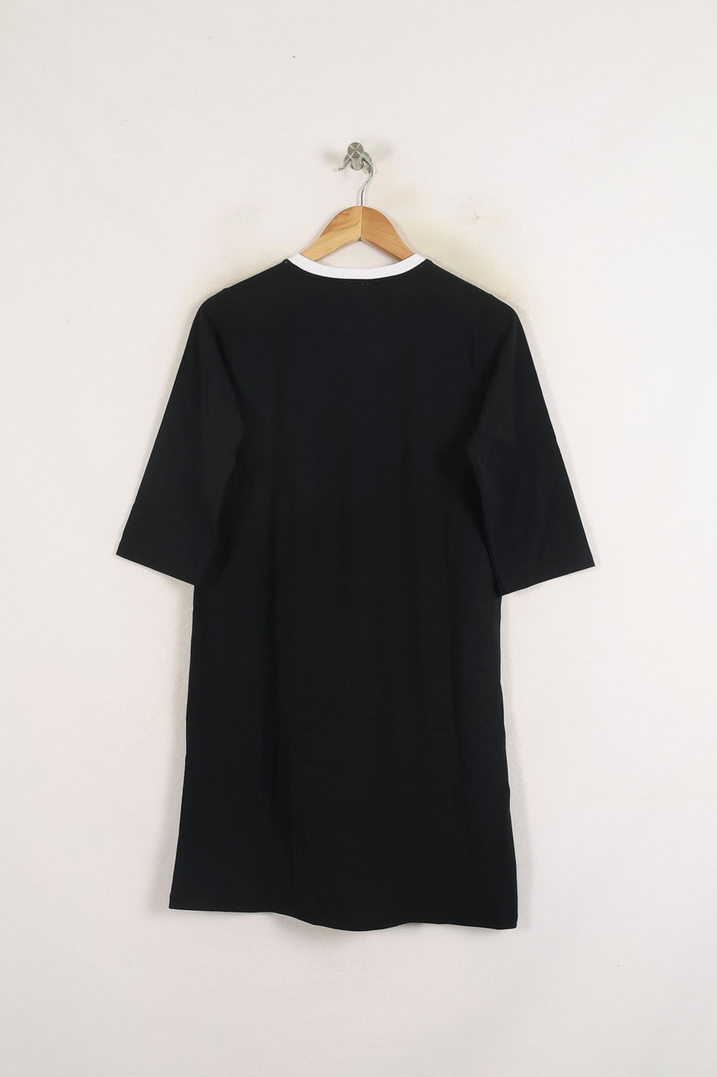 Robe T-shirt Noire et Blanche - Taille S/36