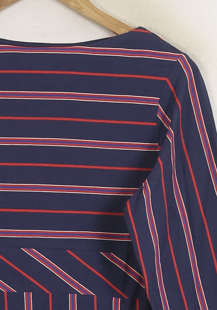 Blouse Bleu et Rouge - Taille S/36