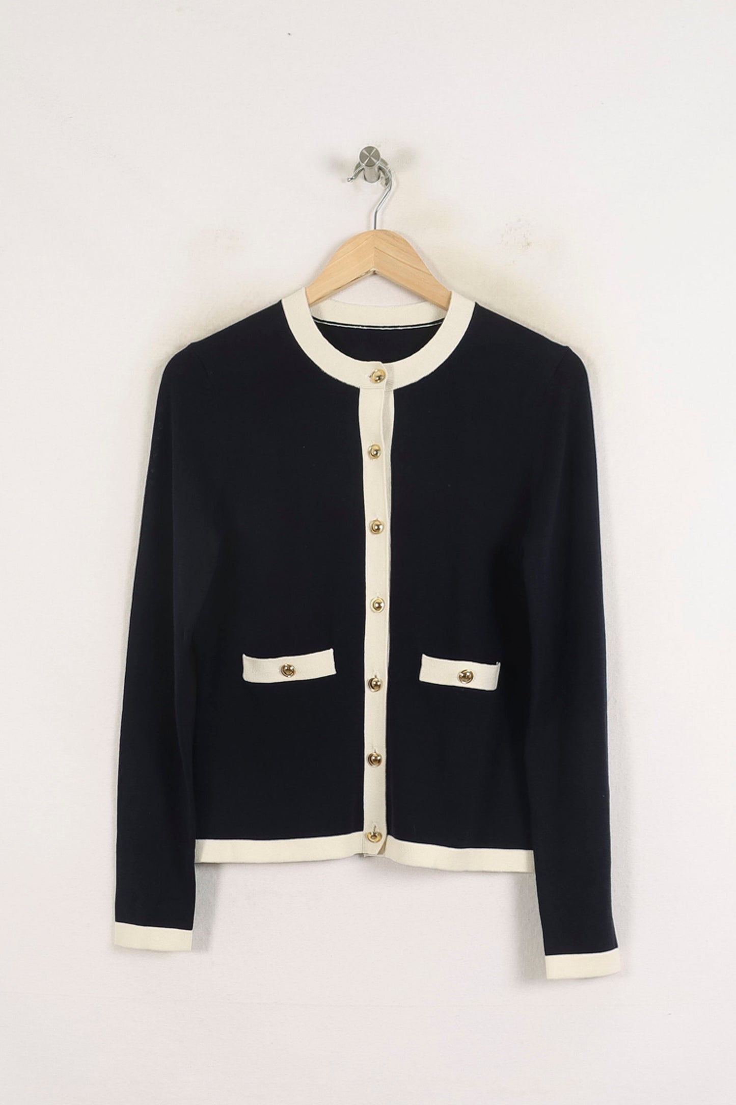 Cardigan Bleu et Blanc - Taille S/36