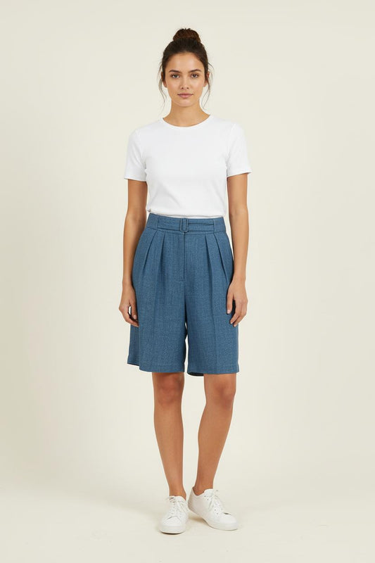 Bermuda Bleu - Taille S/36