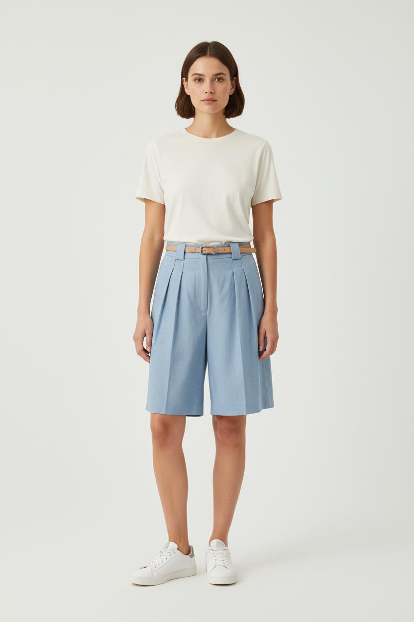 Bermuda Bleu - Taille S/36