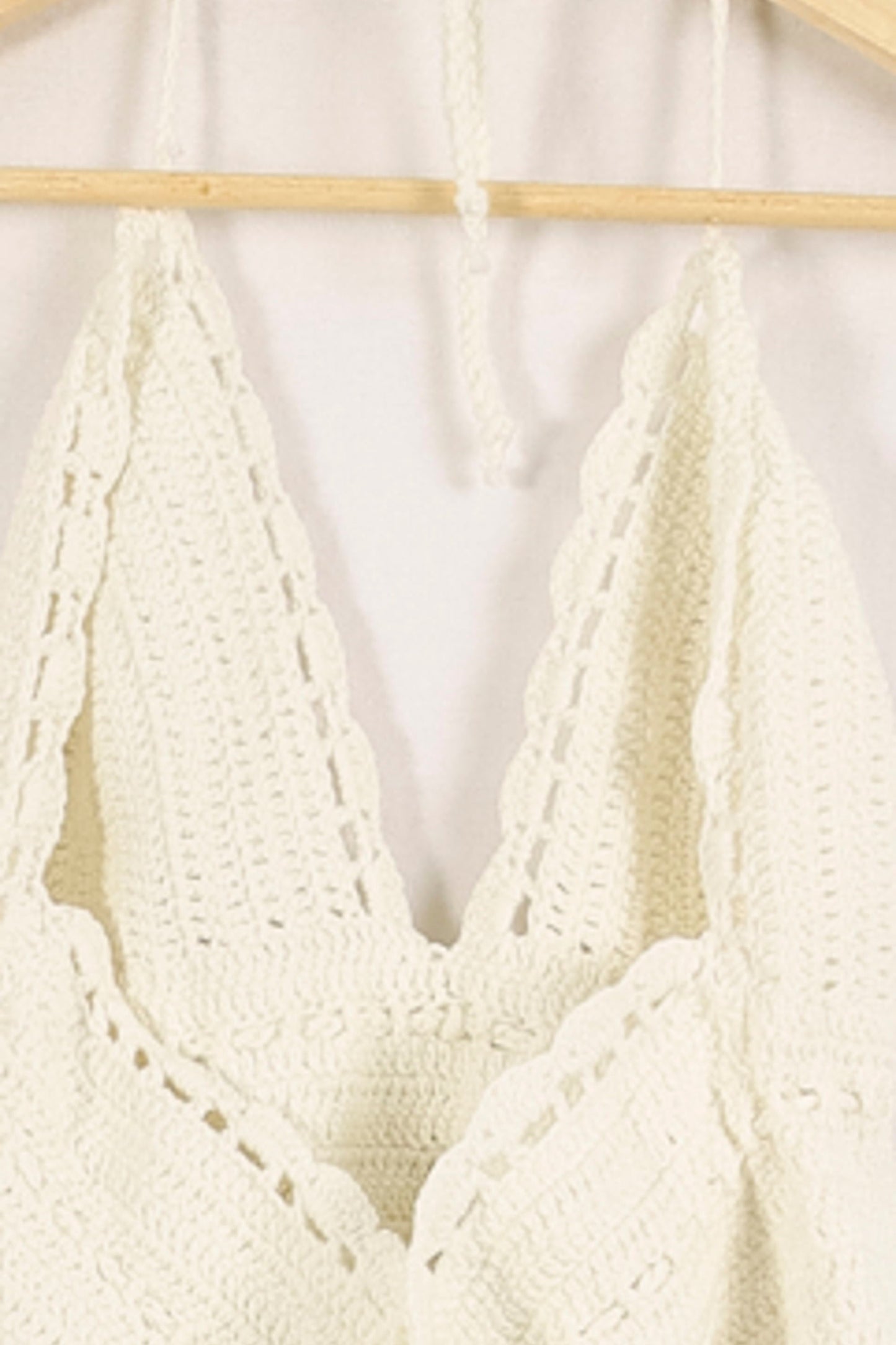 Top En Crochet Blanc - Taille L/40