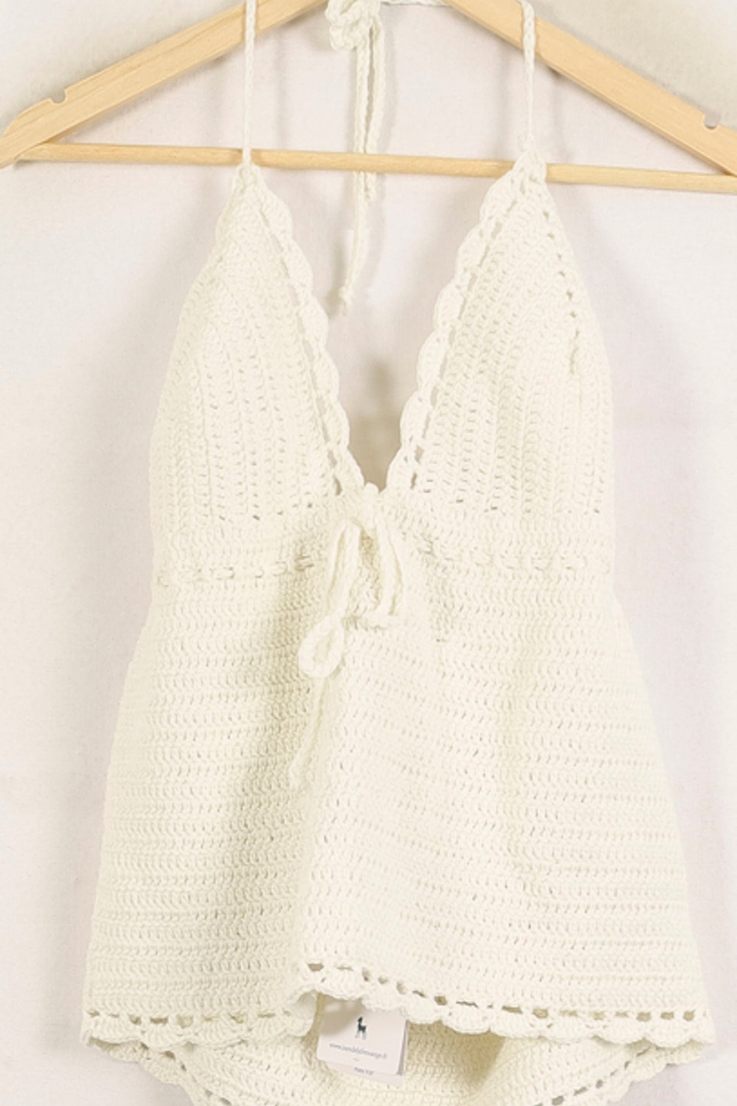 Top En Crochet Blanc - Taille L/40
