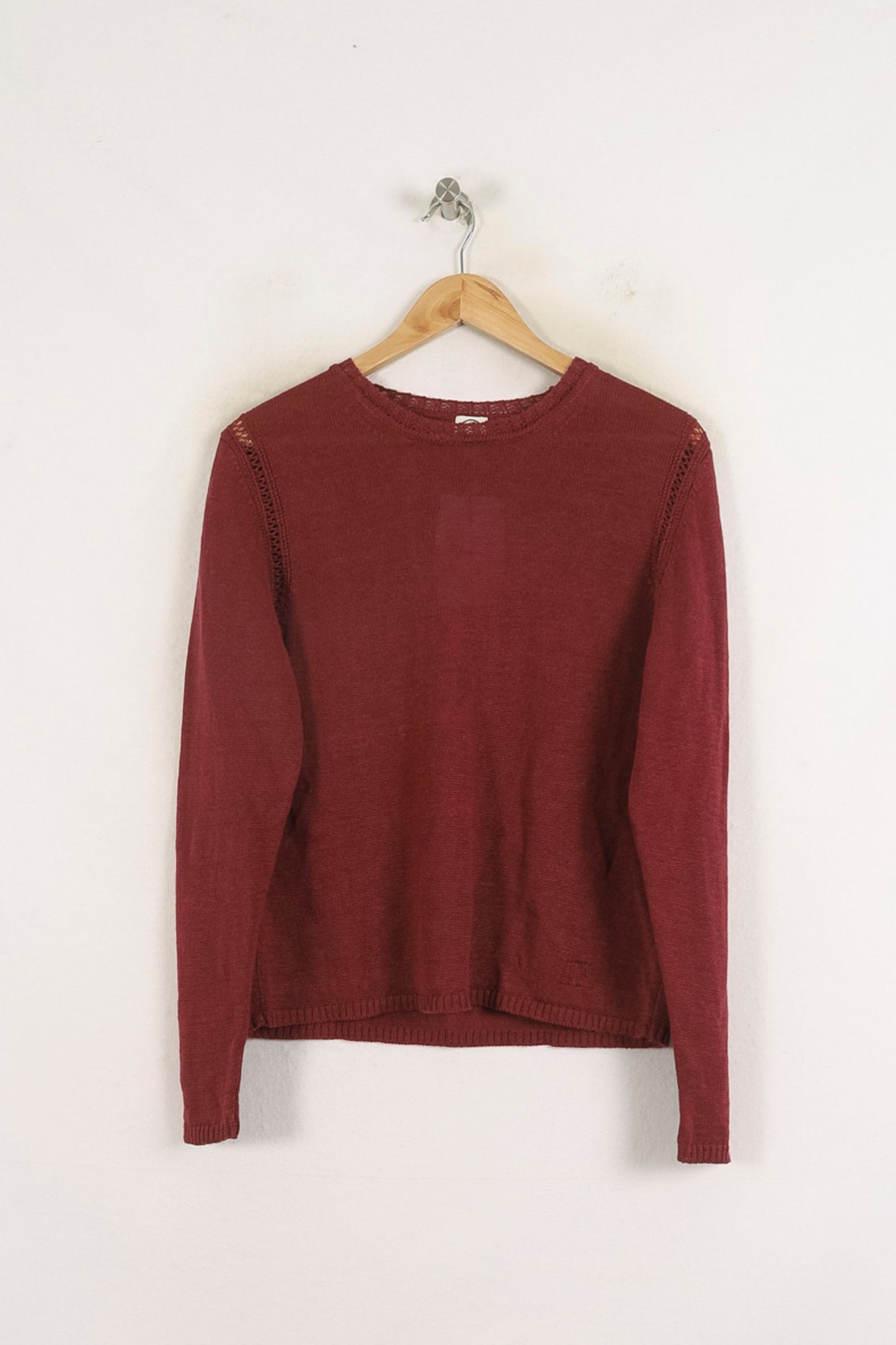 Pull Bordeaux - Taille S/36