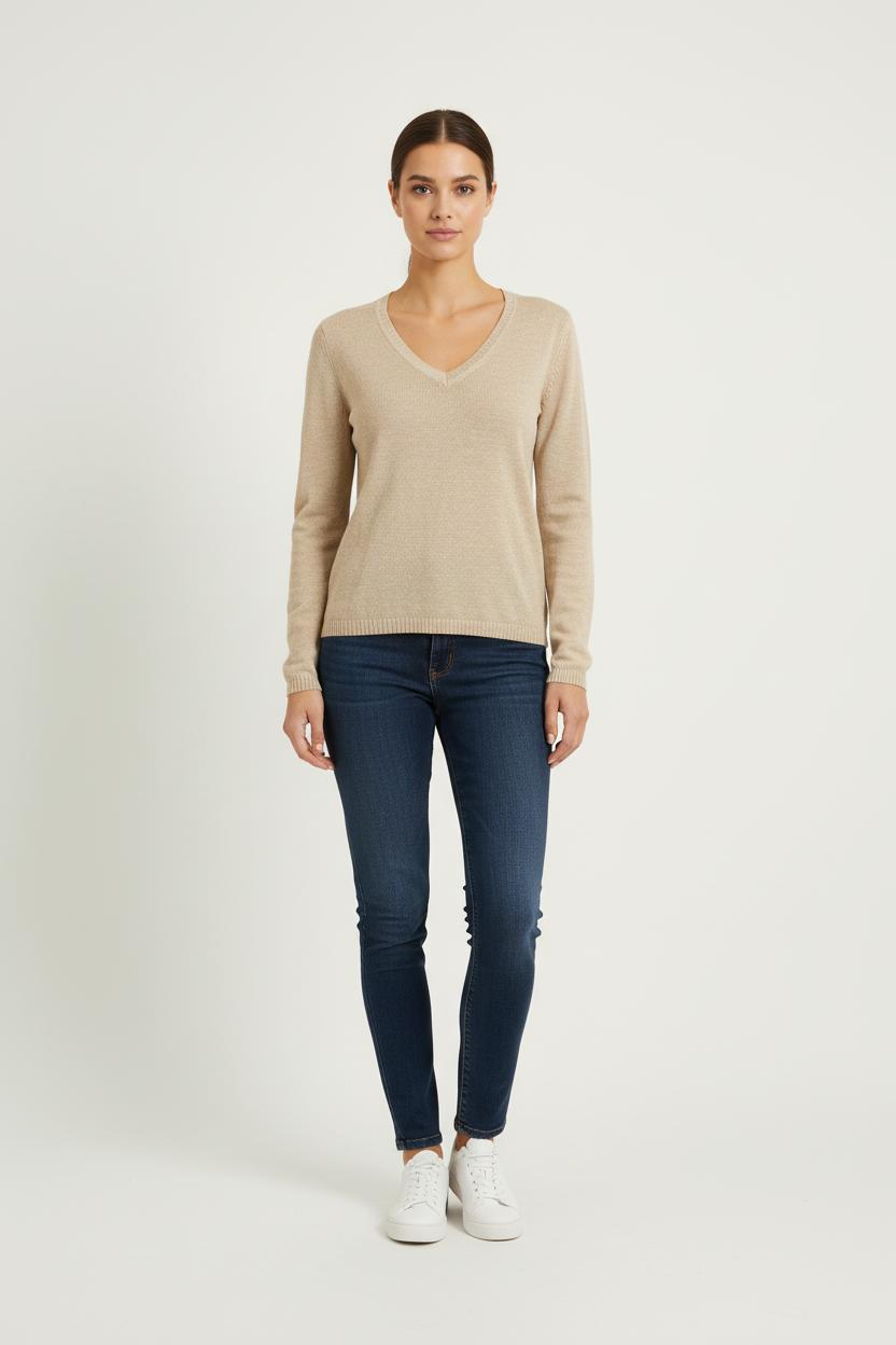 Pull Beige - Taille S/36