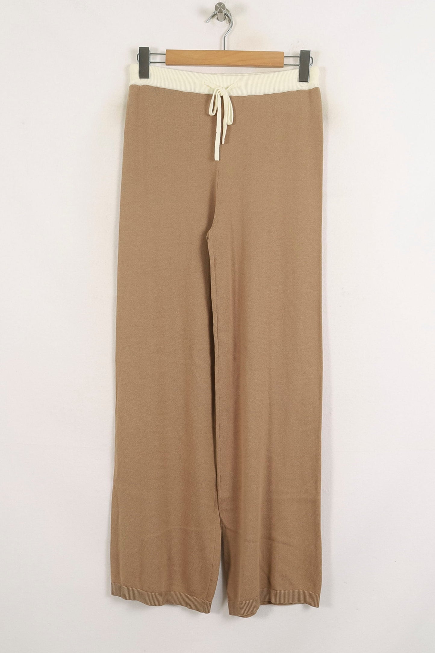 Pantalon Large Beige et Écru - Taille S/36