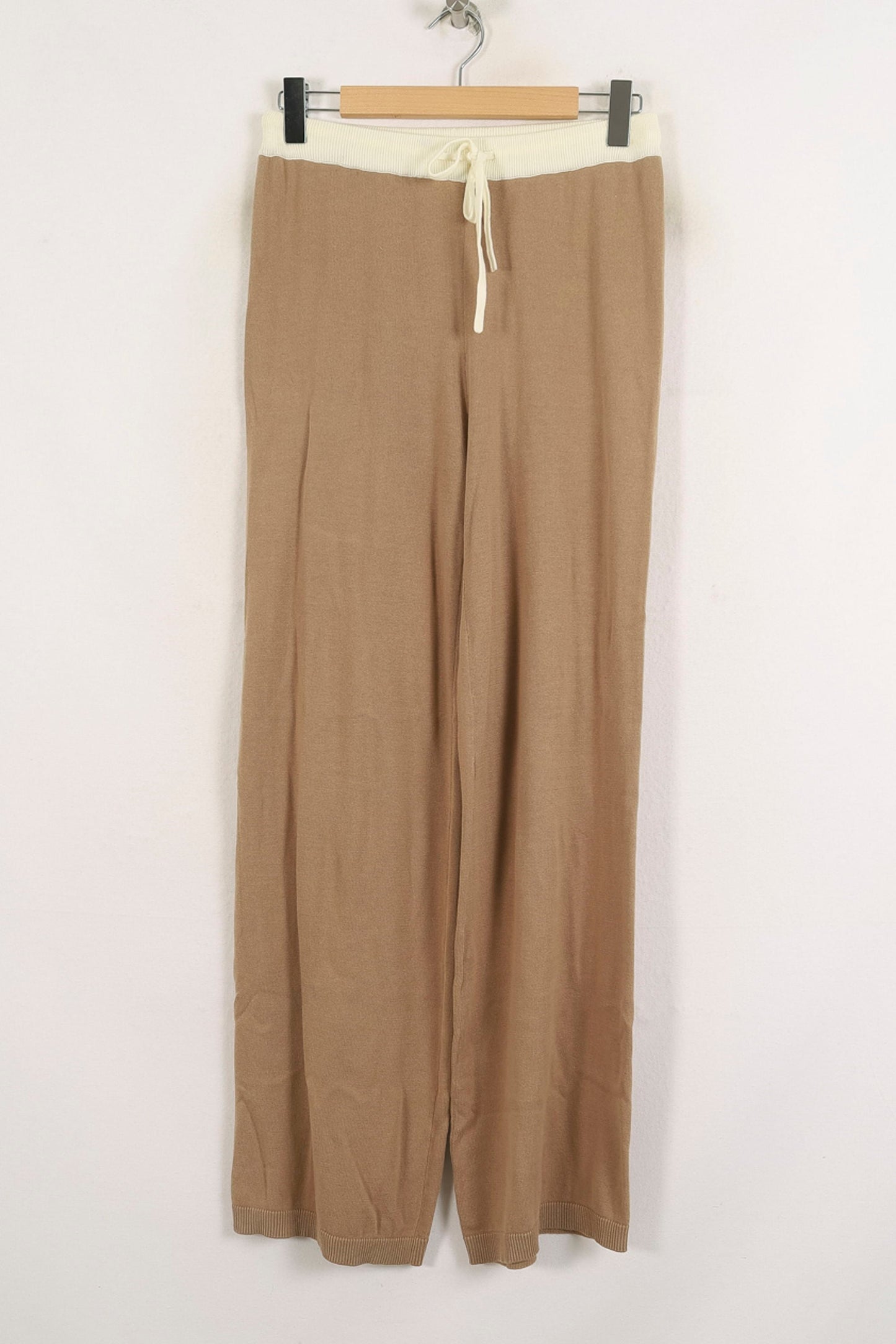 Pantalon Large Beige et Écru - Taille S/36