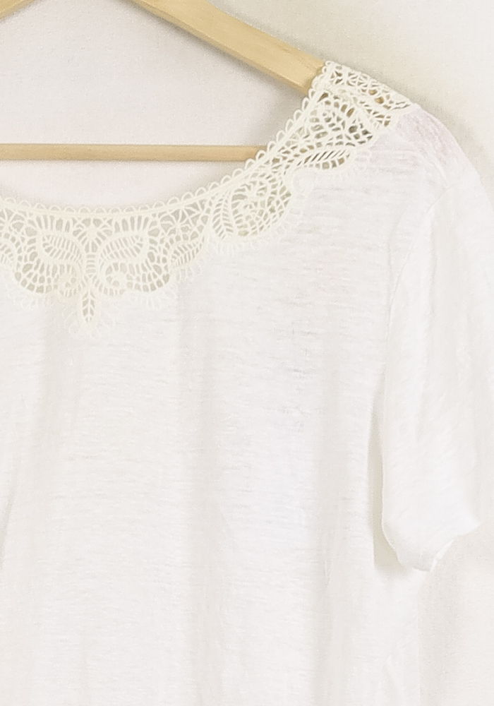 Tee-shirt Blanc - Taille XXL/44