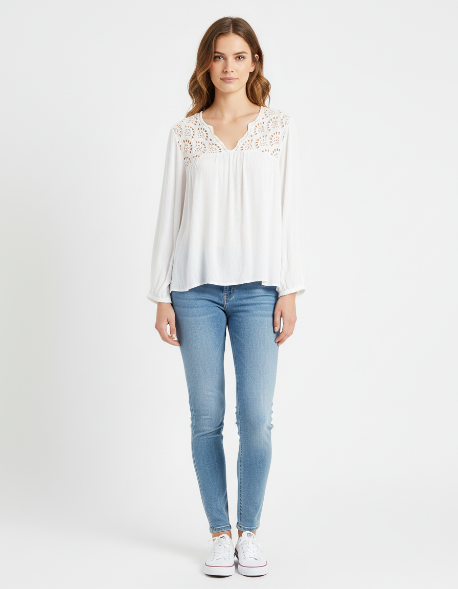 Blouse Blanche - Taille M/38