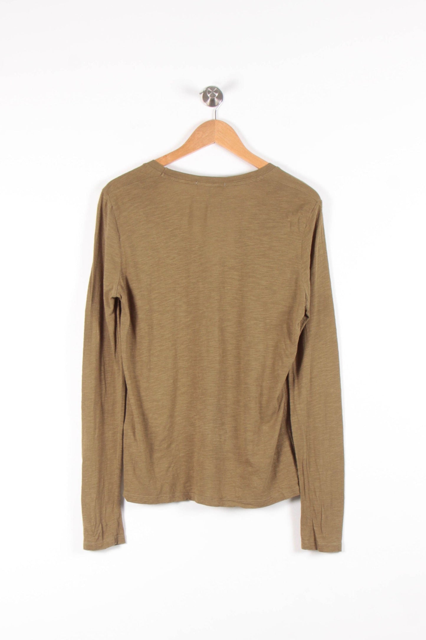 Tee-shirt Manches Longues Vert - Taille M/38