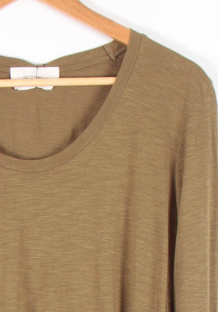 Tee-shirt Manches Longues Vert - Taille M/38