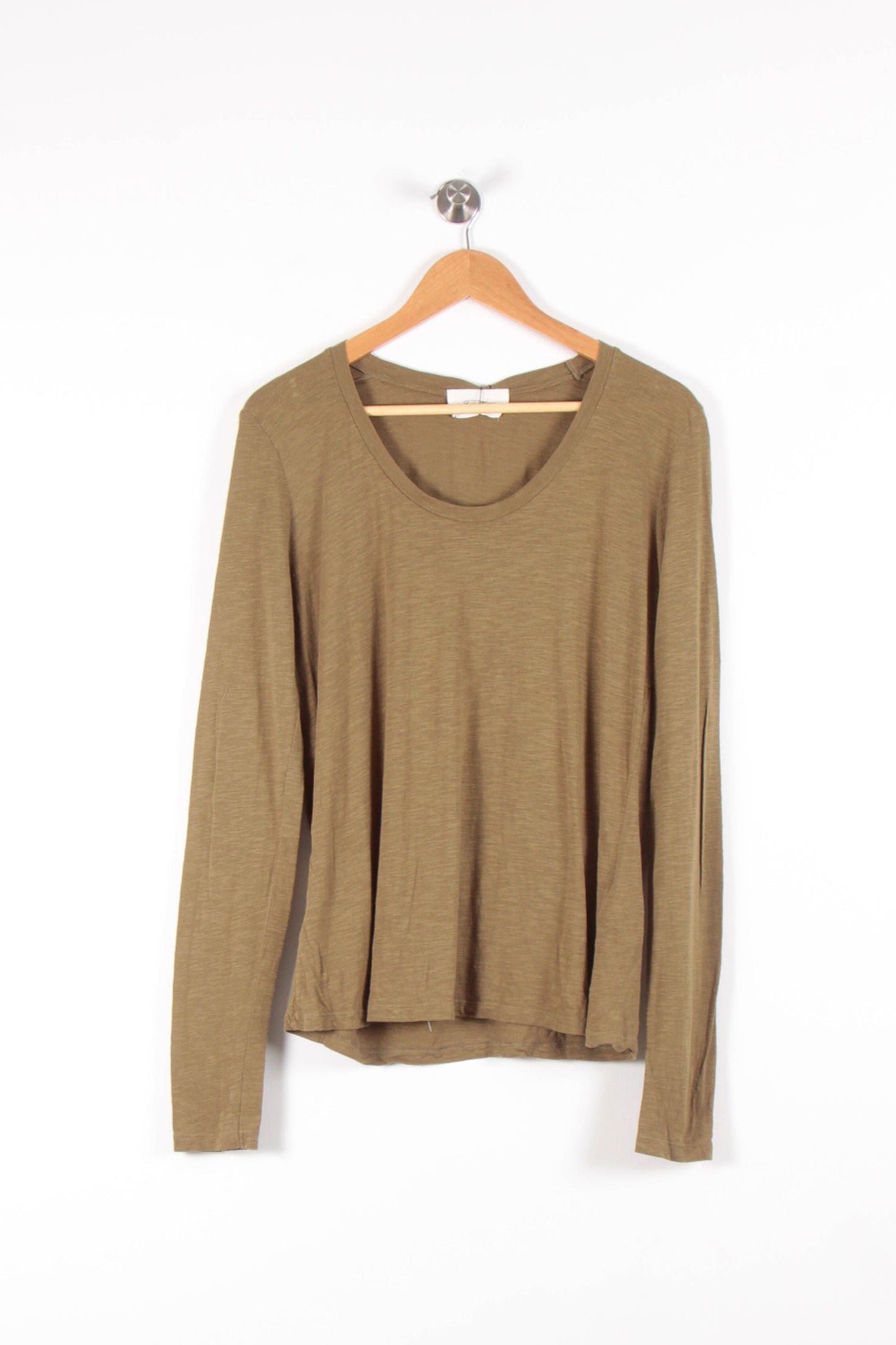 Tee-shirt Manches Longues Vert - Taille M/38