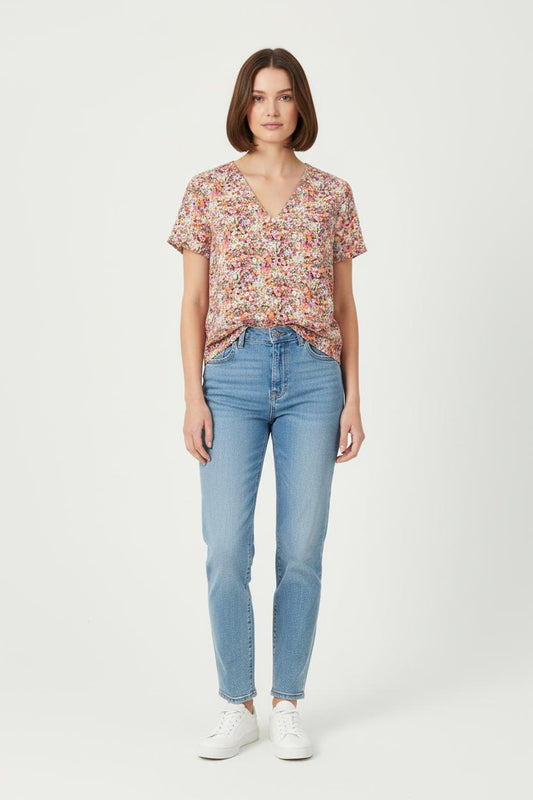 Blouse Multicolore - Taille S/36