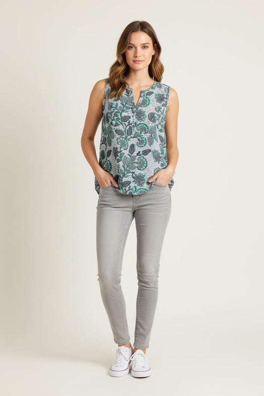 Blouse Multicolore - Taille M/38