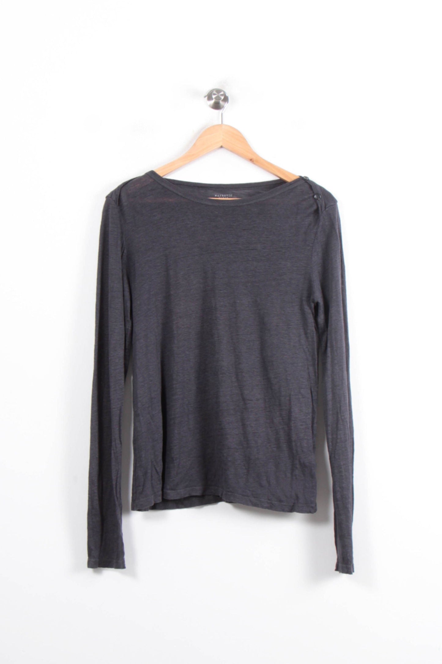 Tee-shirt Manches Longues Bleu - Taille M/38