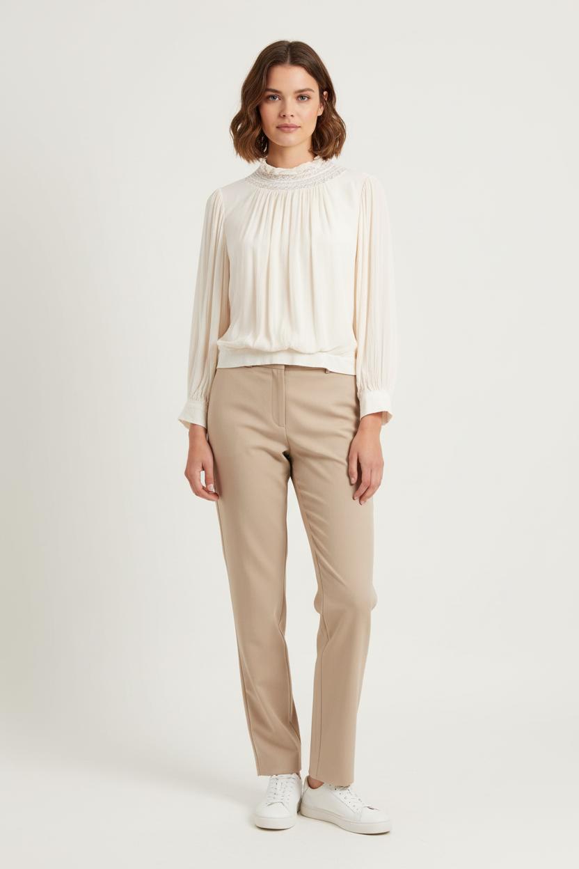 Blouse Beige - Taille S/36