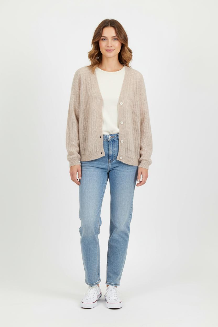 Cardigan Beige - Taille S/36