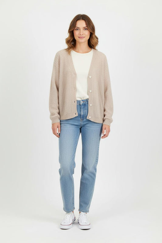 Cardigan Beige - Taille S/36