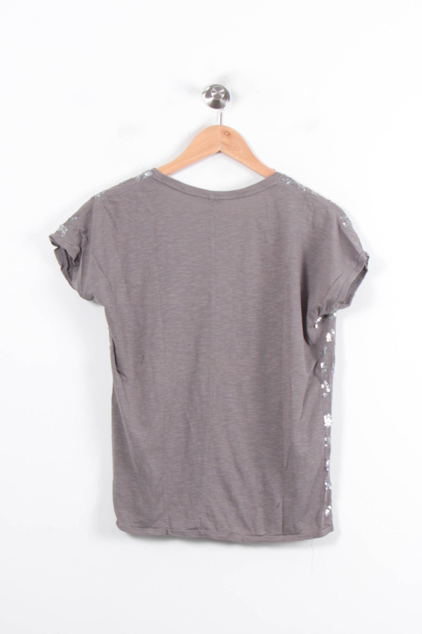 Tee-shirt Gris et Argenté - Taille S/36