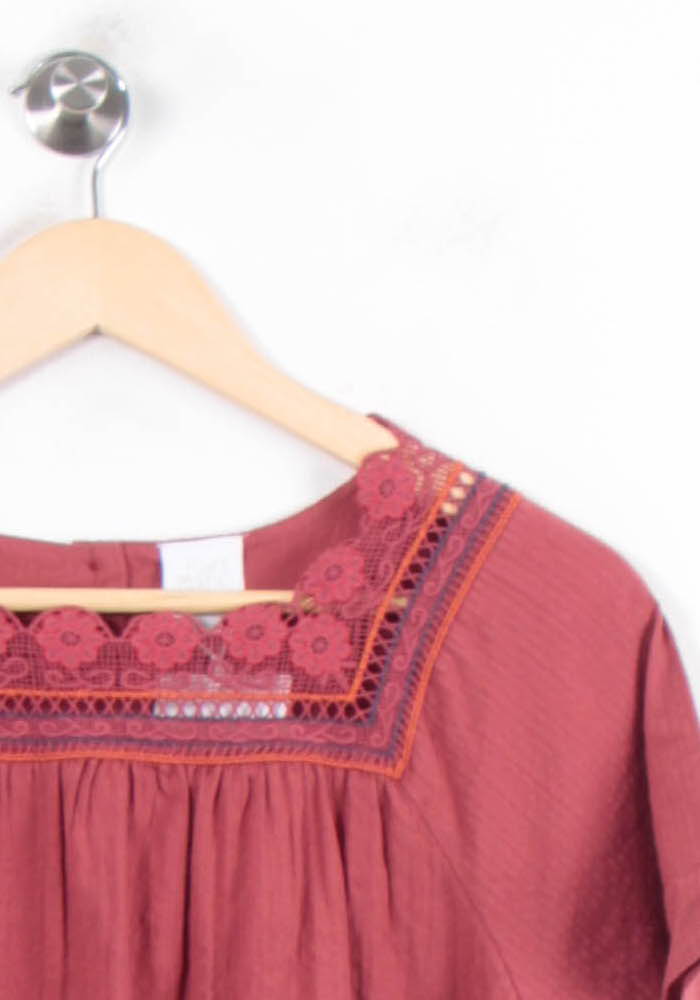 Blouse Bordeaux - Taille S/36