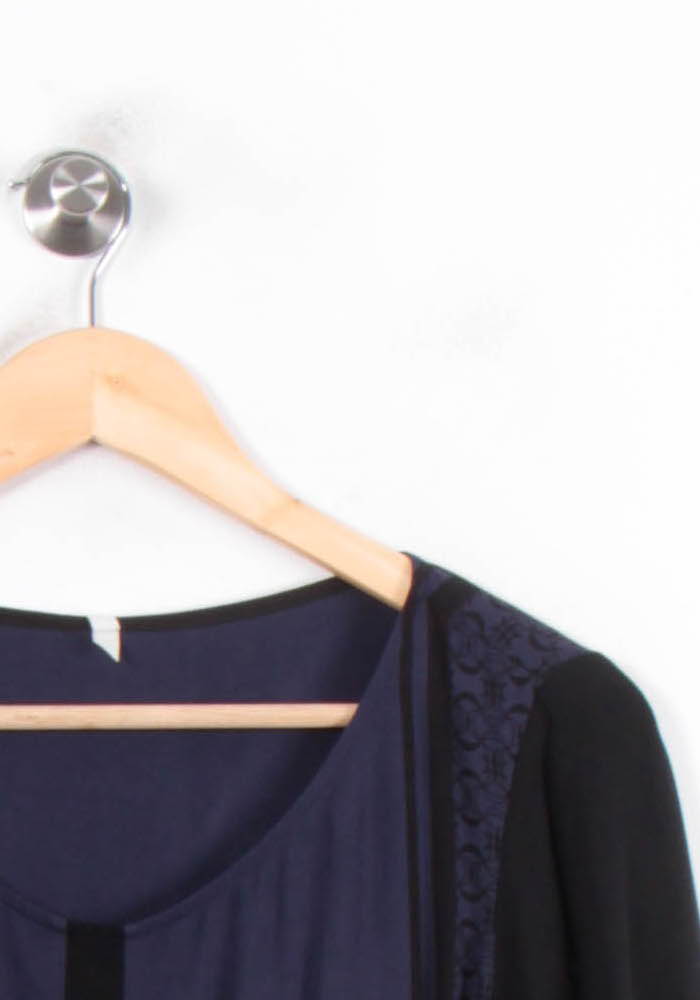 Blouse Bleu et Noir - Taille M/38