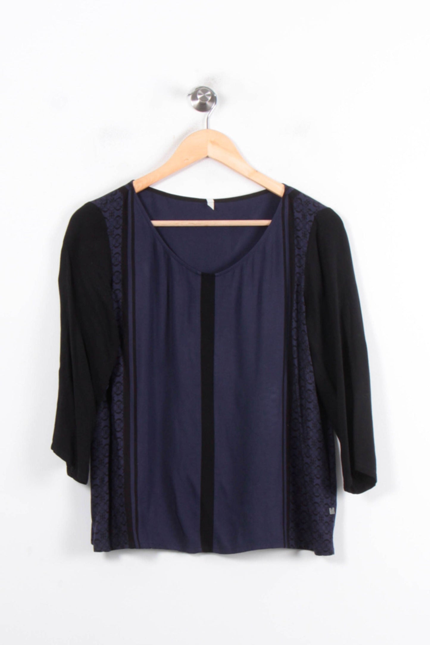 Blouse Bleu et Noir - Taille M/38