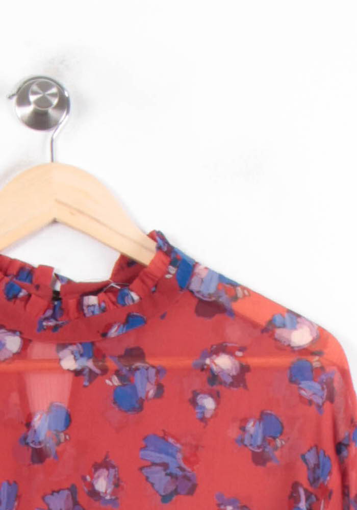 Blouse Rouge et Bleue - Taille M/38