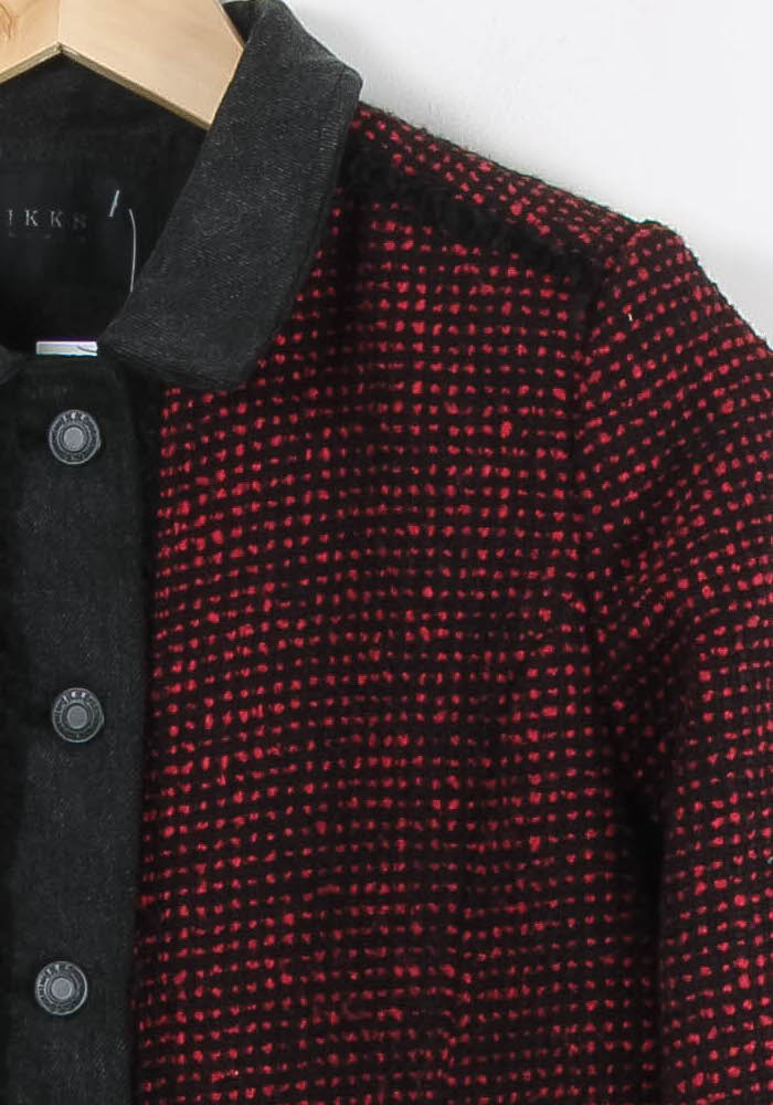 Veste Noire et Rouge - Taille M/38