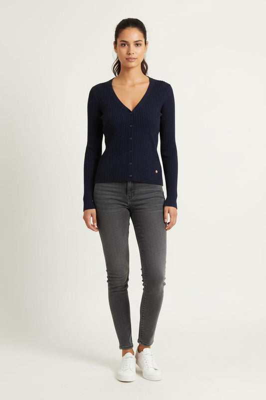 Cardigan Bleu - Taille M/38