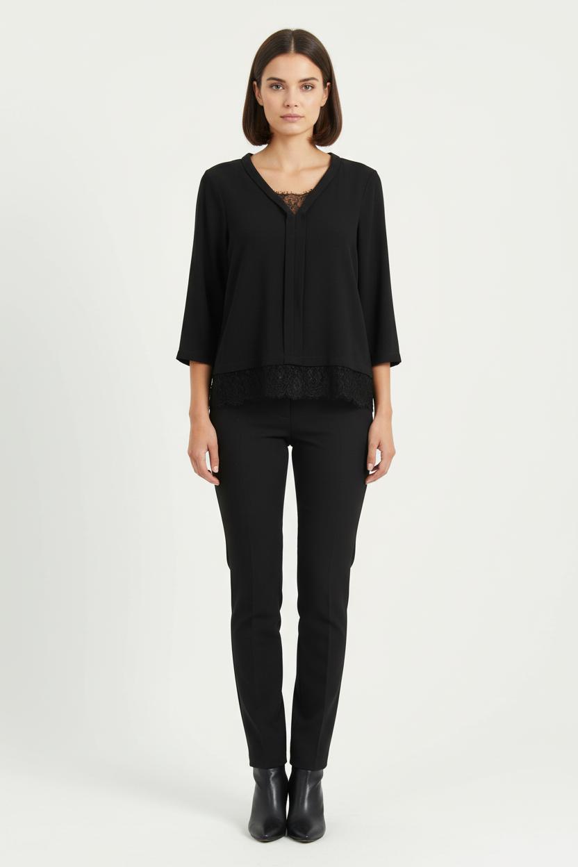 Blouse Noire - Taille XS/34