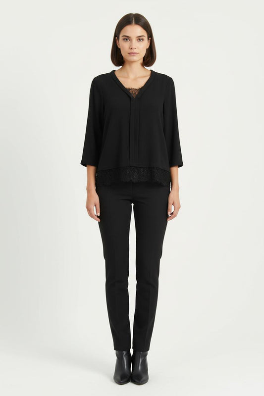 Blouse Noire - Taille XS/34