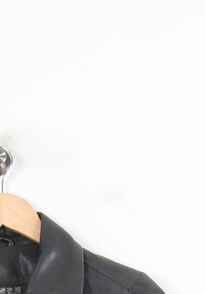 Blouson et Cuir Gris - Taille S/36