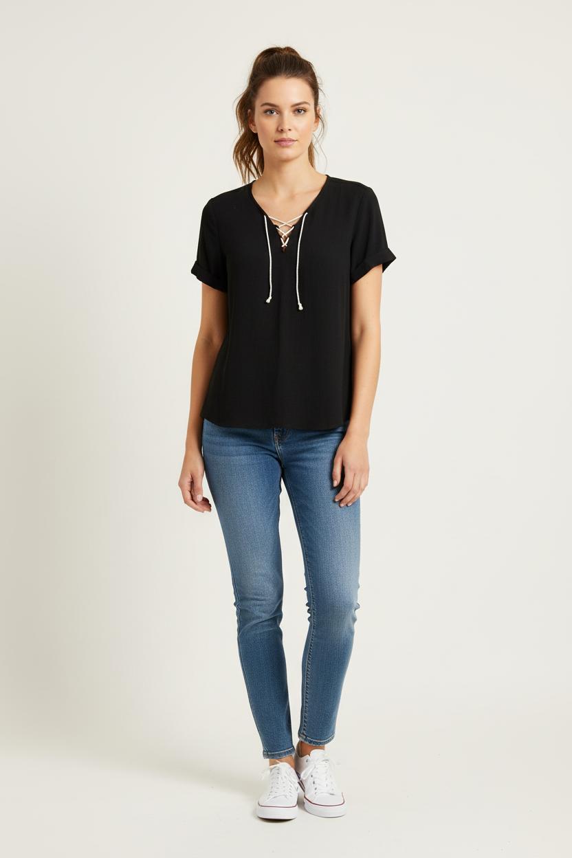 Blouse noire - Taille L/40