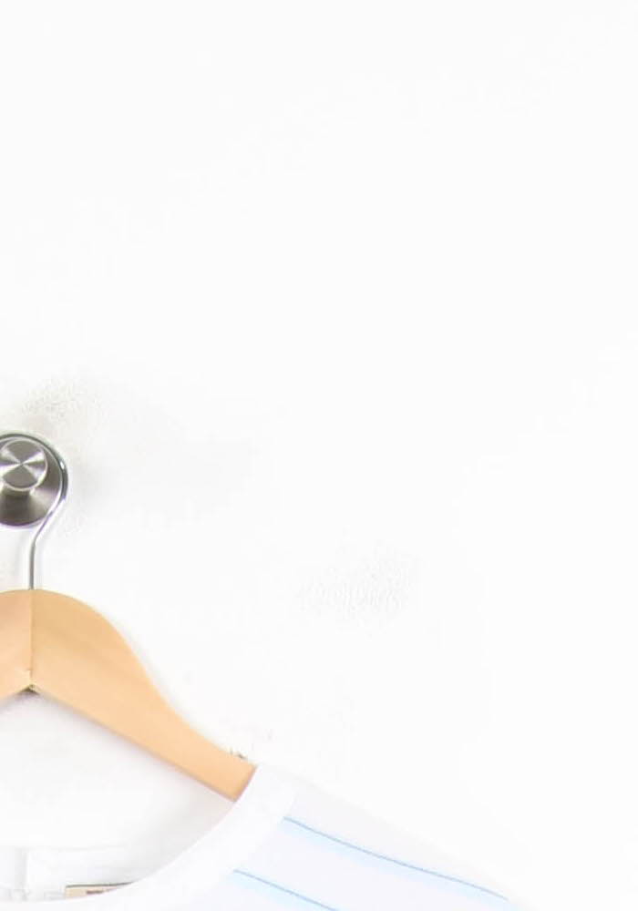 T-shirt Blanc et Bleu - Taille XXL/44