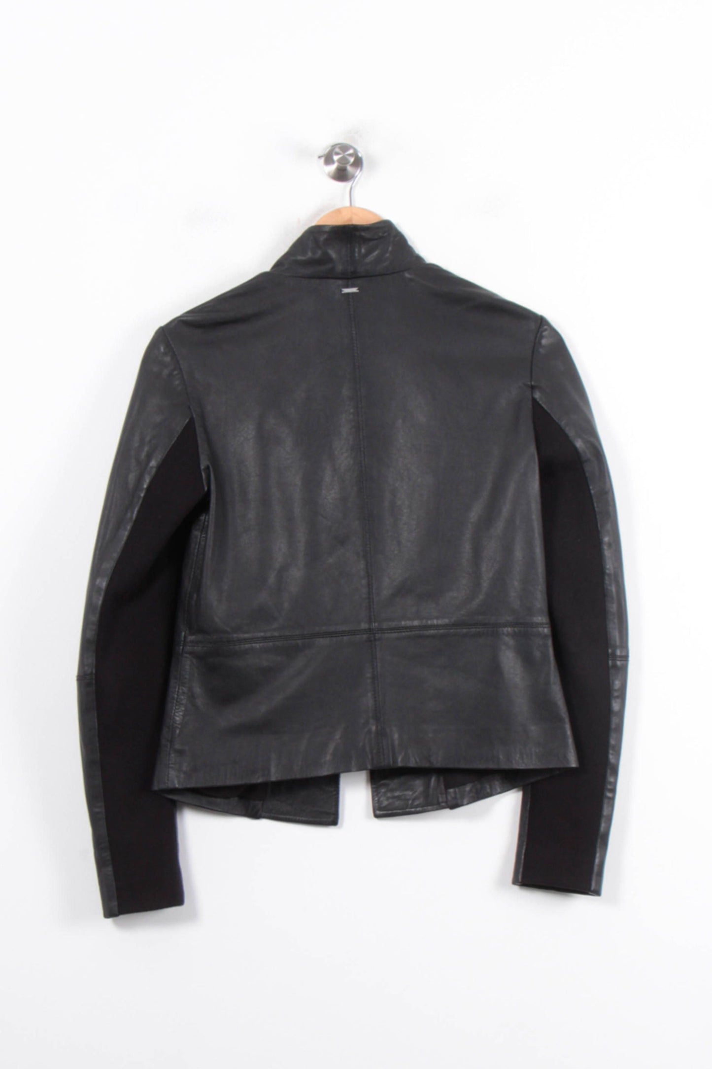 Veste En Cuir Noire - Taille S/36