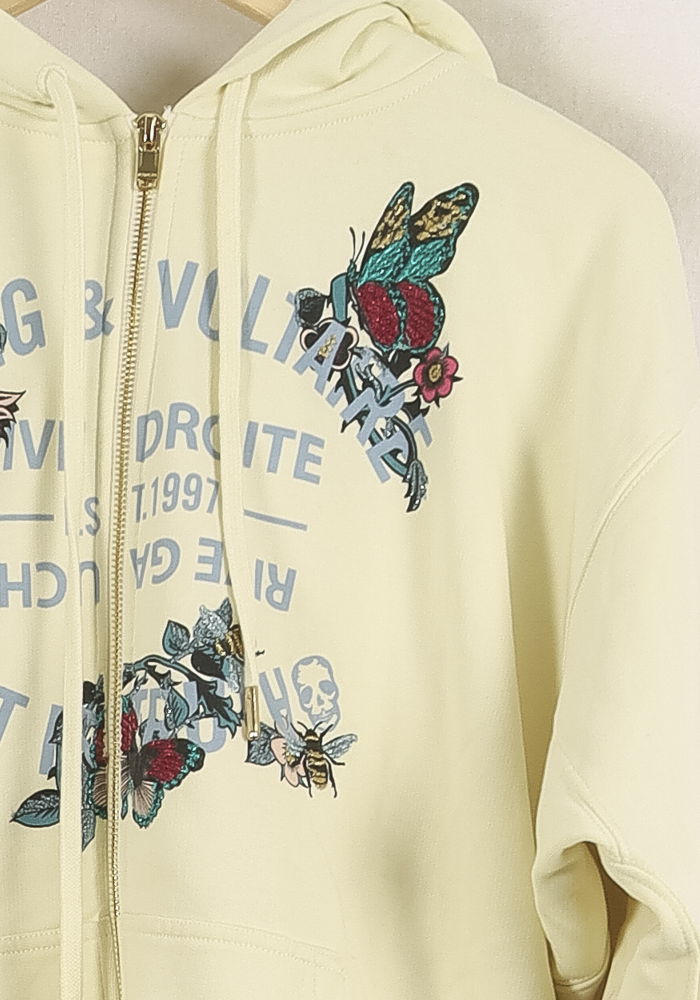 Sweat à Capuche Blanc - Taille L/40