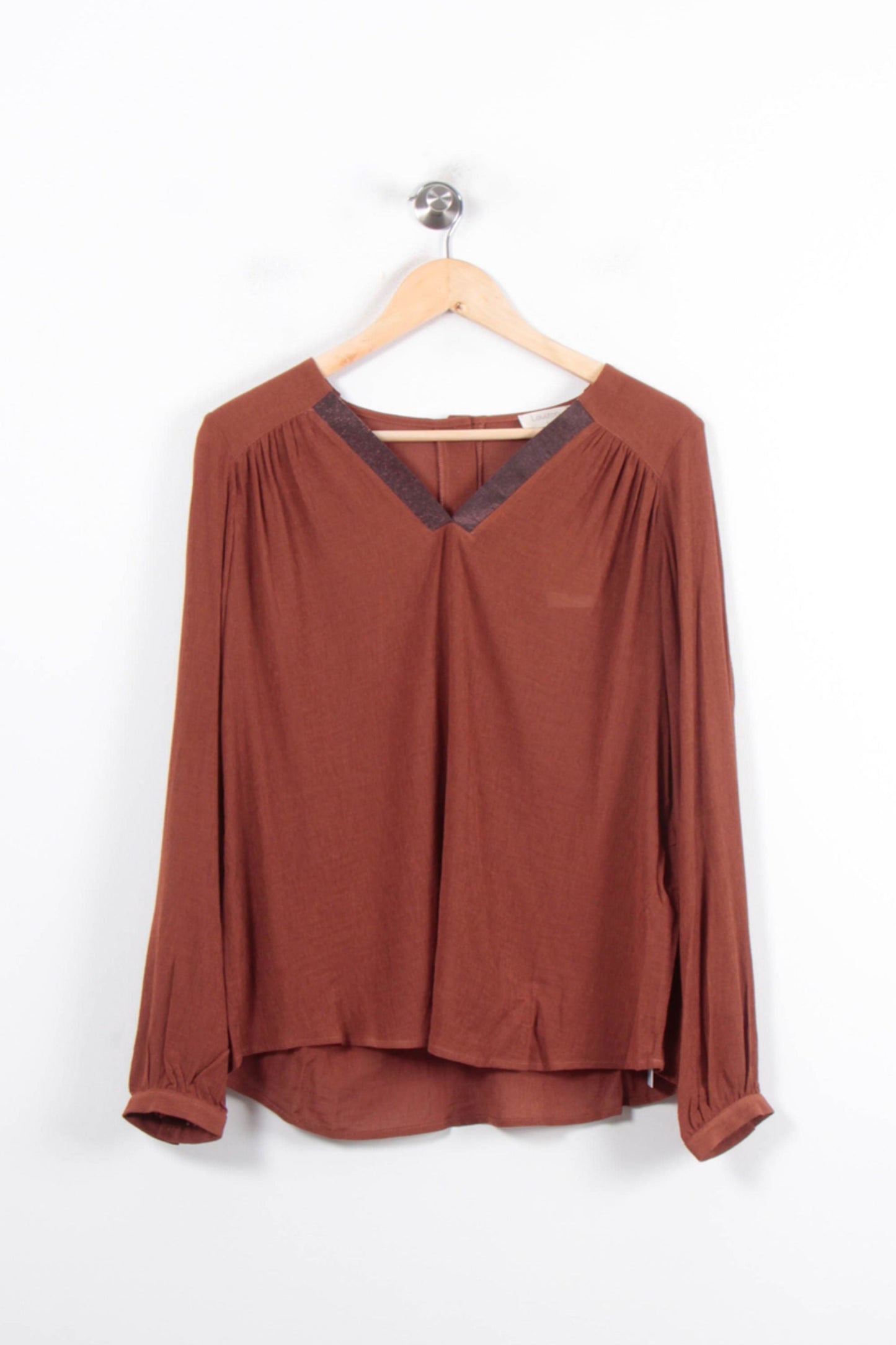 Blouse marron - Taille S/36