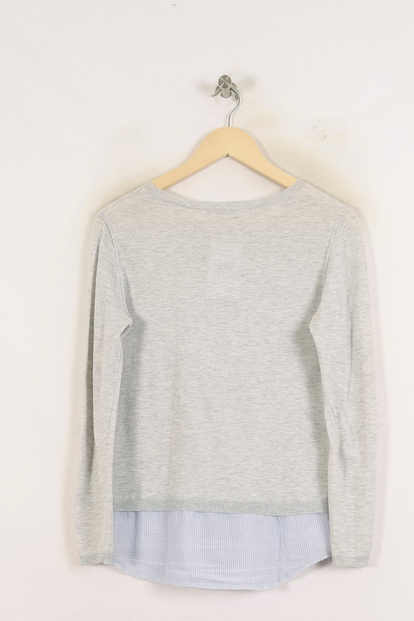 Pull Gris et Bleu - Taille S/36