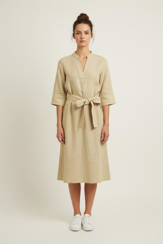 Robe Longue Beige - Taille XS/34