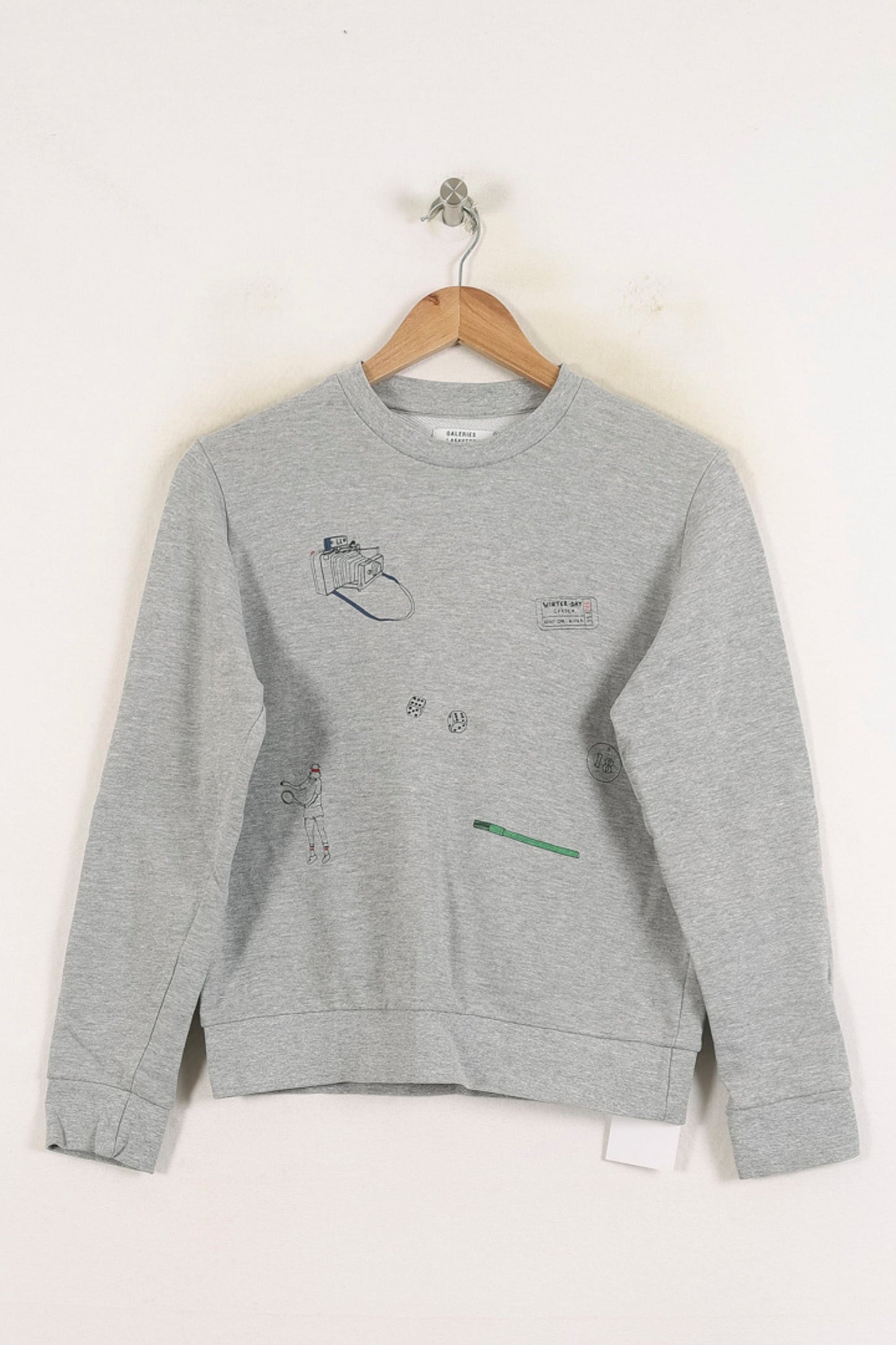Sweat-shirt gris - Taille XS/34
