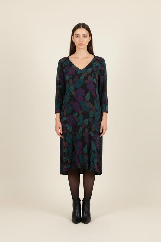 Blouse Noire et Verte - Taille M/38