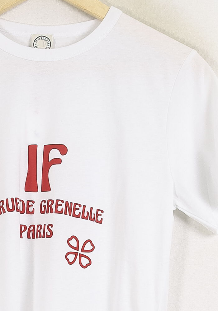 Tee-shirt Blanc et Rouge - Taille S/36