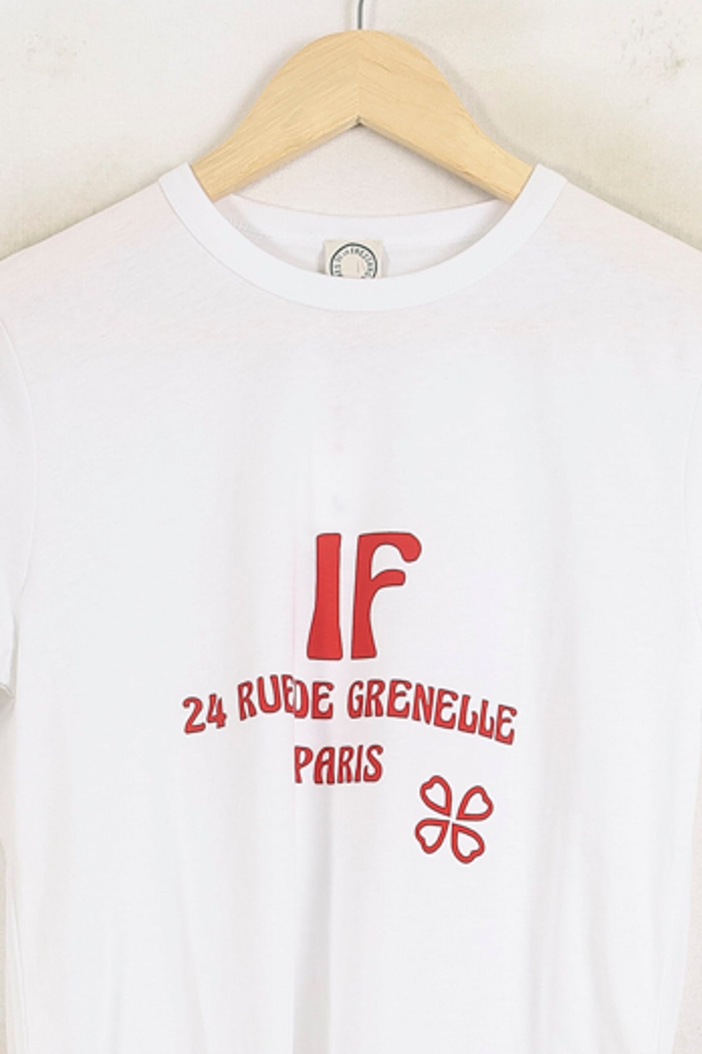 Tee-shirt Blanc et Rouge - Taille S/36