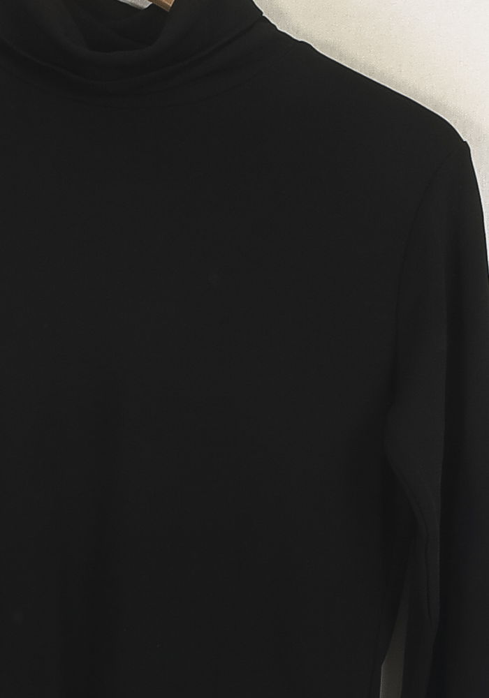 Pull Col Roulé Noir - Taille S/36