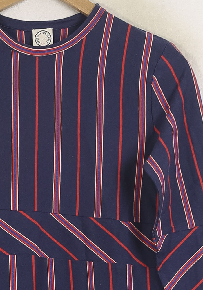 Robe Midi Bleu et Rouge - Taille S/36