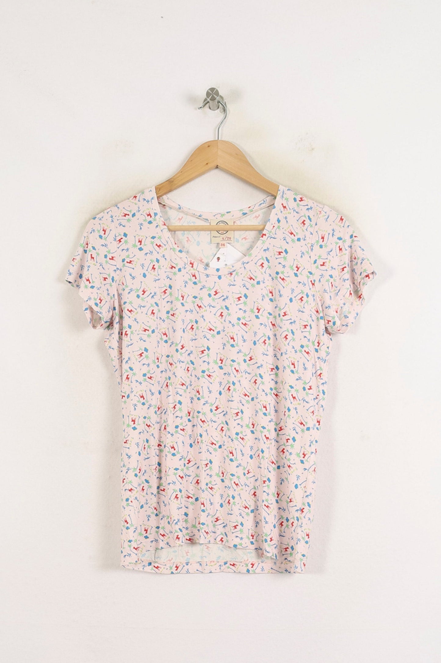 Tee-shirt Rose - Taille S/36