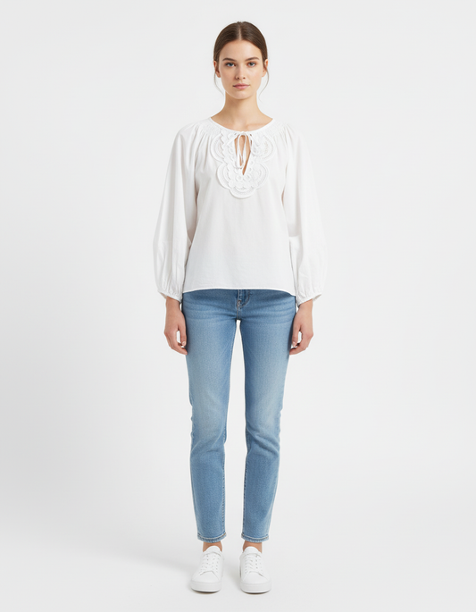 Blouse Blanche - Taille S/36