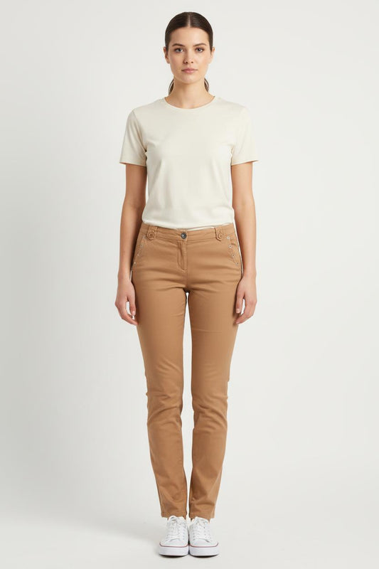 Pantalon Beige - Taille XS/34
