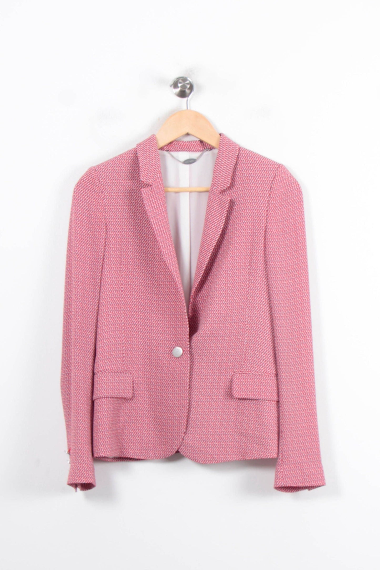 Blazer Rose et Blanc - Taille XS/34